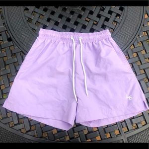 Lavender athletic shorts